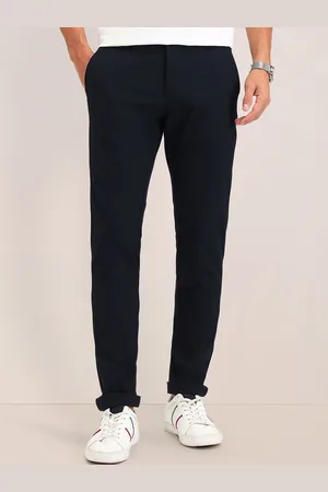 U.S. Polo Assn. Men Classic Slim Fit Mid-Rise Regular Trousers