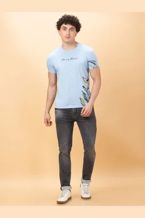 Being Human Men Typography Printed Applique T-shirt