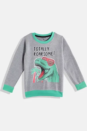 Eteenz Boys Printed Cotton Sweatshirt