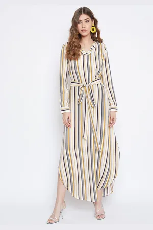 Berrylush Striped Maxi Dress
