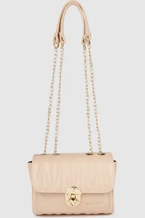 Fastrack Nude-Coloured Solid Shoulder Bag