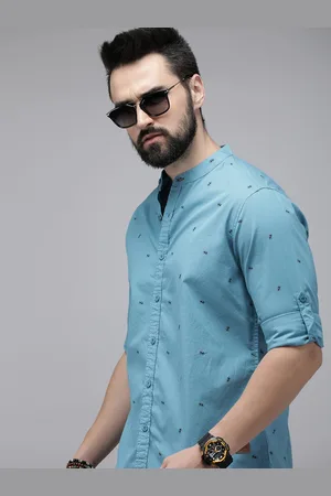 Roadster The Life Co. Pure Cotton Printed Casual Shirt
