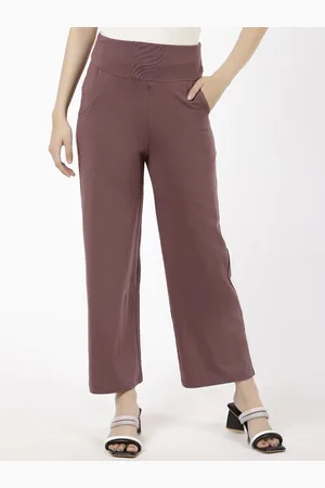Spiffy Women Smart Loose Fit High-Rise Trouser