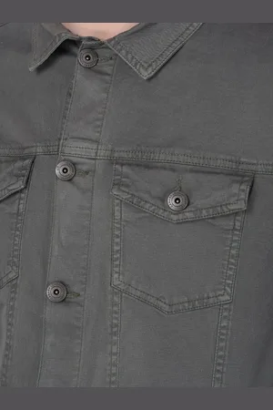 Canary London Spread Collar Cotton Denim Jacket