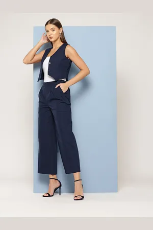 Chemistry Pure Cotton V-Neck Waistcoat with Trousers Co-Ords