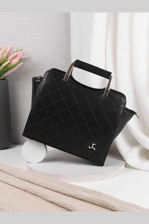All Things Mochi Women Structured Satchel with Quilted