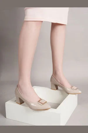 LAVIE Women Pointed Toe Block Pumps with Buckles