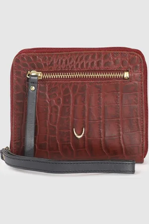 Hidesign Women Textured Leather Zip Around Wallet