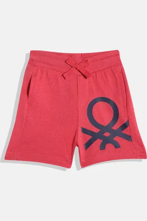 Benetton Boys Brand Logo Printed Detail Shorts