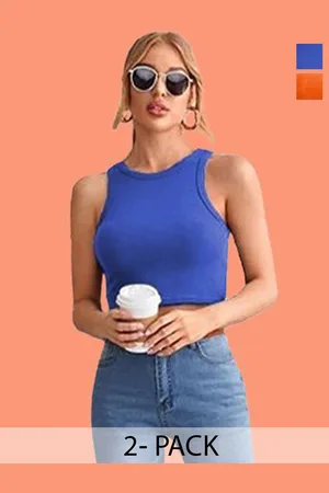 Mast & Harbour Cotton Crop Top