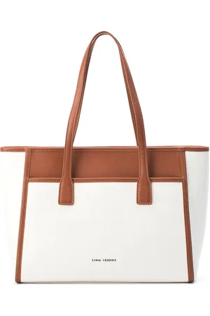 Lino Perros Oversized Structured Tote Bag with Quilted