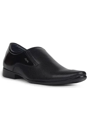 Bata Men Textured Formal Slip On Shoes