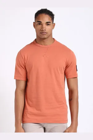 Calvin Klein Men Solid Round Neck Cotton T-shirt