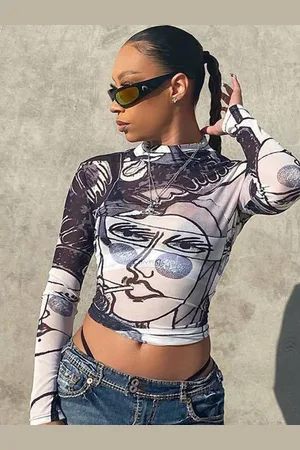 HERE&NOW Print Crop Top