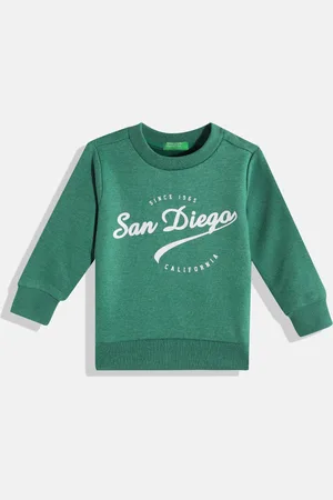 Benetton Boys Typography Printed Sweatshirt