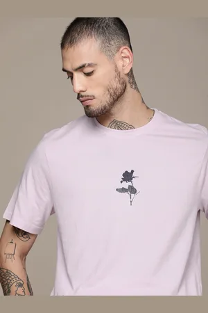 WROGN Men Pure Cotton T-shirt