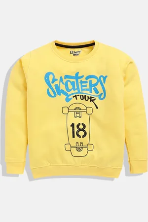 Eteenz Boys Printed Premium Cotton Sweatshirt