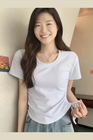 Stylecast Women Round Neck Short Sleeves Top