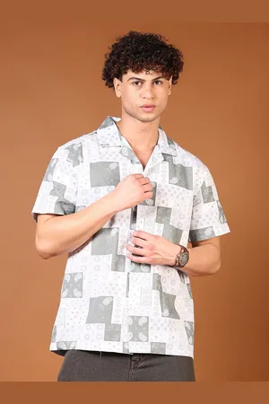 V-Mart Men Opaque Printed Casual Shirt
