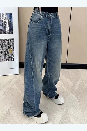 DressBerry Women Straight Fit High-Rise Light Fade Jeans