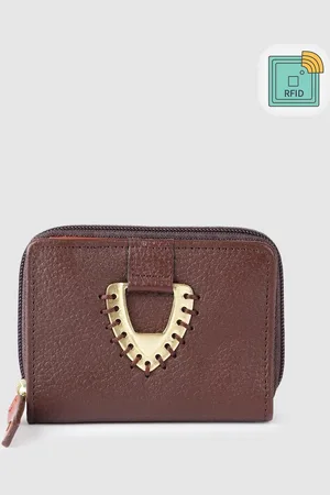 Hidesign Women Brown Leather Two Fold Wallet