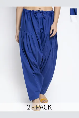 GRACIT Women Pack of 2 Pure Cotton Loose-Fit Salwars
