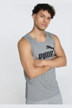 PUMA No. 1 Logo Men Brand Logo Printed Pure Cotton Sleeveless Tank