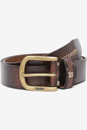 SPYKAR Men Brown Leather Belt