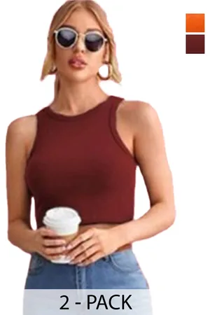 Mast & Harbour Cotton Crop Top