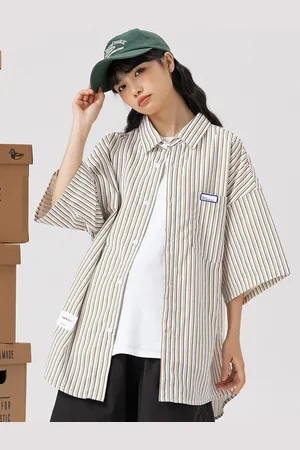 DressBerry Striped Shirt Style Top