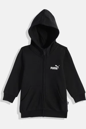 PUMA Girls Essentials Small Logo Full-Zip Youth Hoodie Sweatshirt
