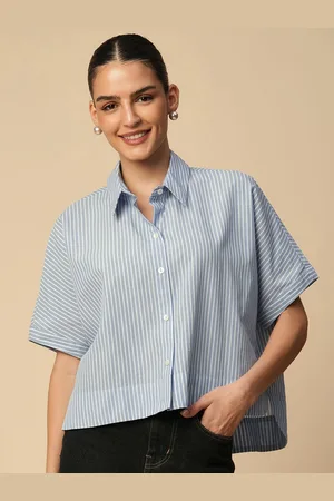 Chemistry Women Opaque Striped Casual Shirt