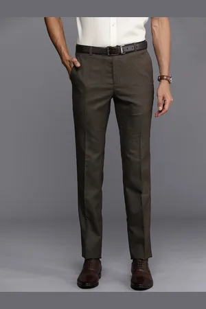 Raymond Weil Men Textured Slim Fit Formal Trousers