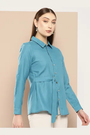 Chemistry Belted Detail Casual Shirt