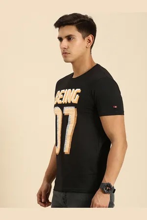 Being Human Clothing Men Pure Cotton Typography Printed T-shirt