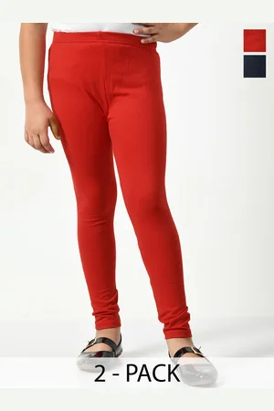 KAYU Girls Pack Of 2 Ankle-Length Leggings