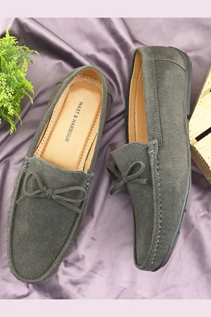 Mast & Harbour Men Slip-On Lightweight Loafers With Bows