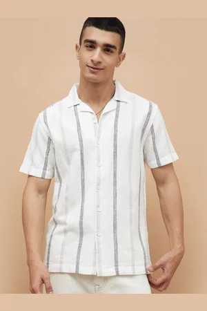 Lifestyle Men Opaque Striped Casual Shirt
