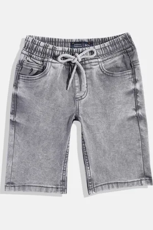 Indian Terrain Boys Washed Denim Shorts