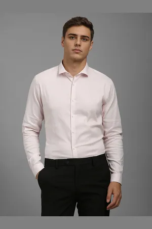 Louis Philippe Men Super Slim Fit Textured Casual Shirt