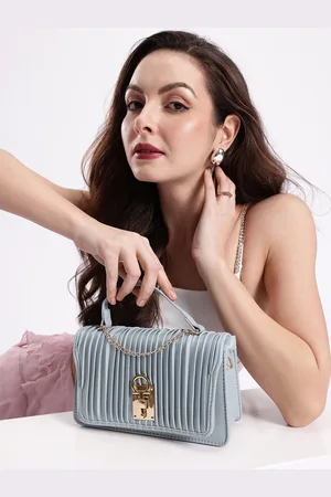 DressBerry Textured Structured Satchel