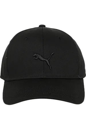 PUMA Unisex Black Solid Stretchfit BB cat Baseball Cap