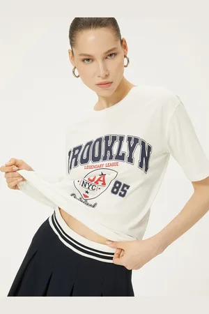 Koton Women Typography Printed Round Neck T-shirt