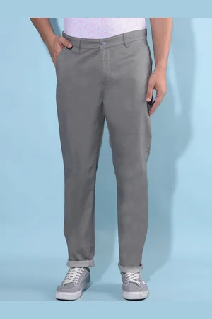 Crimsoune Club Men Original Mid-Rise Slim Fit Cotton Chinos Trousers