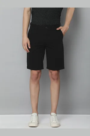 Indian Terrain Men Solid Slim Fit Mid-Rise Regular Shorts