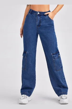 KOTTY Women Jean Straight Fit High-Rise Stretchable Jeans