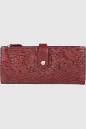 Hidesign Women Animal Textured Leather Two Fold Wallet