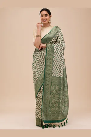 Koskii Woven Design Zari Silk Saree