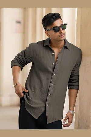 Powerlook Men Opaque Casual Shirt