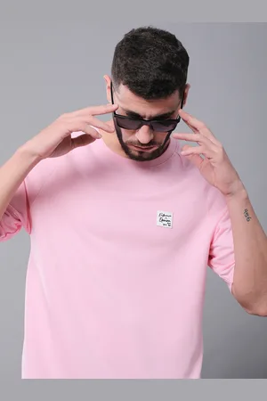 Difference of Opinion Men Solid Ultra Soft Drapey Cotton Raglan T-Shirt